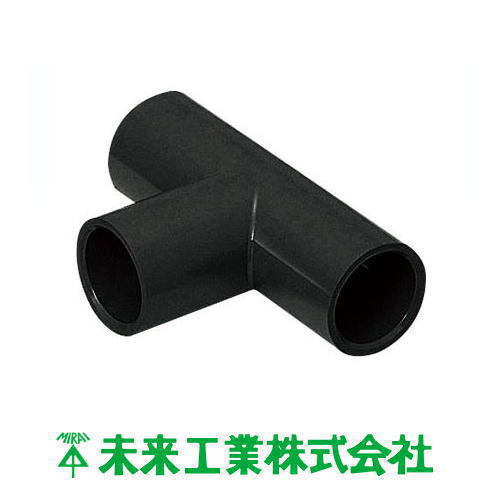 J管チーズ(VE16) VET-16K ブラック 1ヶ MIRAI 未来工業
