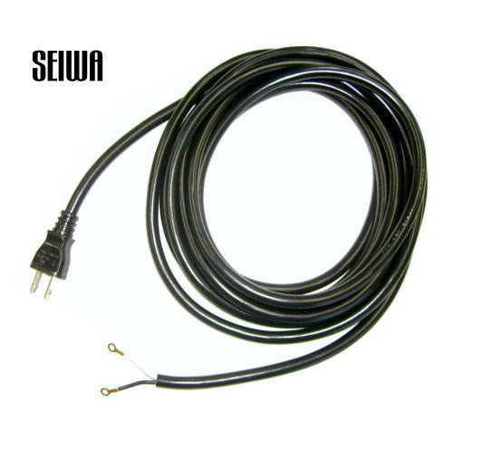 2芯15A修理用コード 5m 黒 SYU-515 SEIWA 正和電工