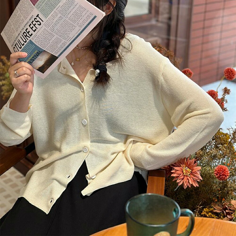 カーディガン レディース 秋 無地 選べる5色 オフィスカジュアル 薄手 ニット トップス 体型カバー 冷房対策 通勤 秋 長袖 羽織り 大きいサイズ 軽量 ゆったり きれいめ 大人 30代 40代 50代 ホワイト ピンク イエロー グリーン