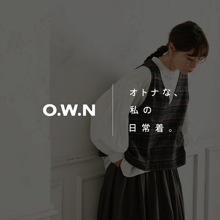 O.W.N 秋の気配を重ねるベスト M/L/LL/3L/4L/5Lサイズ レディース/プルオーバー/ノ...