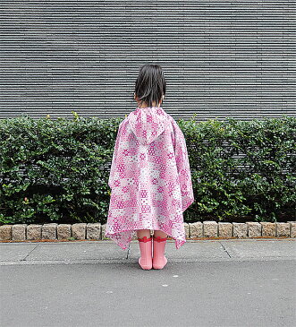 SOULEIADO ソレイアード シンプルレシピ キッズ レインポンチョ ソーイング 子供服 子供服作り方 ハンドメイド お洒落 おしゃれ