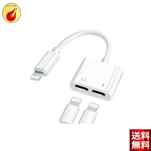 【2023 MFi正規認証品】iPhone イヤホン 充電 2in1 変換 アダプタ 急速充電 イヤホン 同時 二股接続ケーブル iphone 用 【2023 MFi正規認証品】iPhone イヤホン 充電 2in1 変換 アダプタ 急速充電 イヤホン 同時 二股接続ケーブル iphone 用