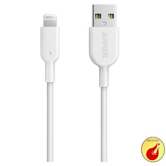 Anker iPhone充電ケーブル PowerLine II ライトニングケーブル MFi認証 iPhone 12 / 12 Pro / 11 / SE(第2世代) iPad 各種対応 (0.9m ホワイト)