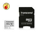 ・microSDカード 容量:128 GB / SD変換アダプタ付 カードタイプ : microSDXC : CLASS10 U3 V30 A1 ・転送速度 : 読出し最大100MB/s ・動作温度 : -25℃~85℃ : 耐温度、防水、耐磁、耐X線、静電耐性商品の仕様・外観は製造時期 / 発送のタイミングにより画像と異なる場合がございます。 ドライブレコーダーや監視カメラなどの書込み頻度の高い使用環境では、保証対象外となりますので、高耐久microSDカードをご使用下さい。推奨型番:TS128GUSD350V 大容量ストレージ 優れたパフォーマンスに加え、USD300Sは最大128GBの容量を備えているのでたくさんのデータやアプリが保存できます。 優れた信頼性 ・トランセンドのmicroSDカードは以下のような環境下でも使用できることを確認しています。 ・耐水性: IPX7規格に相当する試験において、水深1mの環境で純水に30分浸しても問題ありません。 ・幅広い動作温度: -25°Cから85°Cで動作可能です。 ・静電耐性: EMC IEC61000-4-2に準拠しており、静電気に対する耐性をもっています ・耐X線: ISO7816-1に準拠しており、空港のX線検査の影響を受けません。 ・耐衝撃性: 衝撃や振動に強い構造です。 データ復旧ソフトウェアのRecoveRx ・RecoveRxは写真、ドキュメント、音楽、動画ファイルを簡単操作で復旧できる無料ソフトウェアです。トランセンド ホームページより取得いただけます。 ・モニターの発色の具合によって実際の物と色が異なる場合がございます。以下に該当する商品の場合到着までにお時間のかかる可能性がございます。 （こちらで判断は不可ですのでお急ぎの場合はご購入をお控えください） 郵便指定の危険物とみなされた場合、船便になる為、到着までお時間が掛かります。 該当例↓