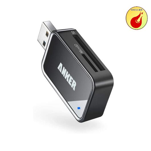 Anker 2-in-1 USB 3.0 ݡ֥륫ɥ꡼microSDXC / microSDHC / microSD / MMC / RS-MMC / UHS-Iѡ