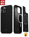 Spigen iPhone12Pro Max ケース MagSafe対応 耐衝撃 米軍MIL規格取得 マグネット搭載 TPU マグセーフ 滑り止め 耐衝撃 すり傷防止 ワイヤレス充電対応 マグ アーマー ACS01864 (マット ブラック)