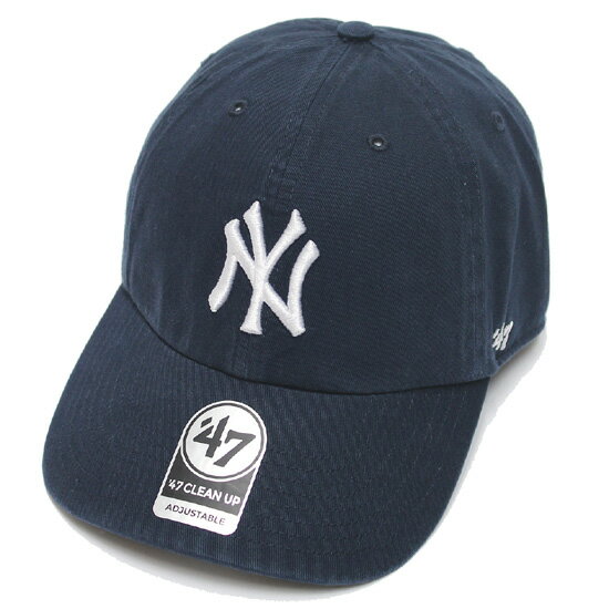 '47 フォーティーセブン キャップ 帽子 YANKEES '47 CLEAN UP CAP メンズ レディース ヤンキース ストラップバック ネイビー