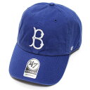 '47 フォーティーセブン キャップ 帽子 DODGERS COOPERSTOWN '47 CLEAN UP CAP メンズ レディース ロスアンゼルス ドジャース ロイヤルブルー