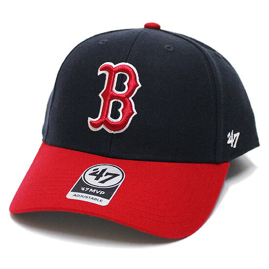 '47 フォーティーセブン ボストン レッドソックス キャップ 帽子 BOSTON REDSOX '47 MVP CAP メジャーリーグ MLB カーブバイザー ネイビー レッド 紺 赤