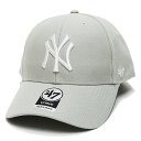039 47 フォーティーセブン ニューヨーク ヤンキース キャップ 帽子 NEWYORK YANKEES 039 47 MVP CAP メジャーリーグ MLB カーブバイザー グレー