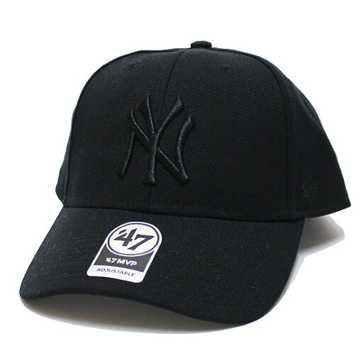 '47 フォーティーセブン ニューヨーク ヤンキース キャップ 帽子 NEWYORK YANKEES '47 MVP CAP メジャーリーグ MLB カーブバイザー ブラック 黒 '47 フォーティーセブン ニューヨーク ヤンキース キャップ 帽子 NEWYORK YANKEES '47 MVP CAP メジャーリーグ MLB カーブバイザー ブラック 黒