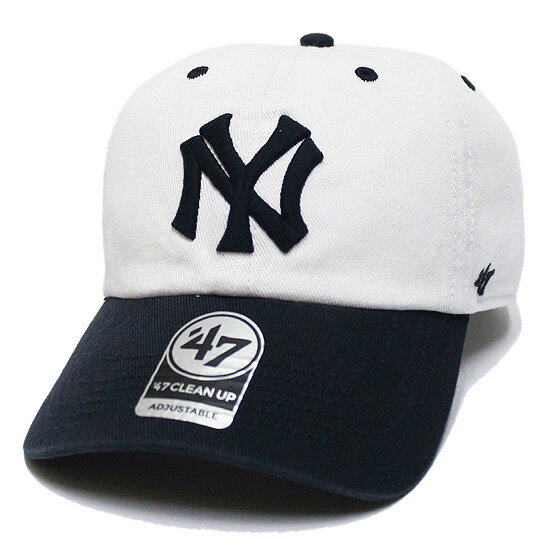 '47 tH[eB[Zu j[[N L[X Lbv NEWYORK YANKEES DOUBLE HEADER DIAMOND '47 CLEAN UP CAP W[[O MLB 2g[ zCg lCr[