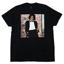 MICHAEL JACKSON マイケルジャクソン 半袖Tシャツ OFF THE WALL CLOSE UP S/S TEE ストリート アーティスト ブラック 黒 L XL XXL