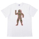 BILLIONAIRE BOYS CLUB ビリオネアボーイズクラブ 半袖Tシャツ BB ASTRONAUT DIAMOND DOLLAR S/S TEE 宇宙飛行士 ロゴ プリント ホワイト 白 M L XL