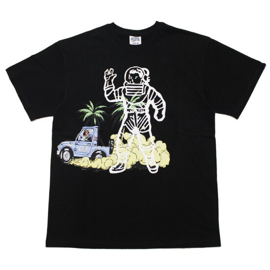 Rakuten - BILLIONAIRE BOYS CLUB ビリオネアボーイズクラブ 半袖Tシャツ BB SPACE SAND S/S TEE ストリート 宇宙飛行士 アストロノーツロゴ プリント ブラック 黒 M L