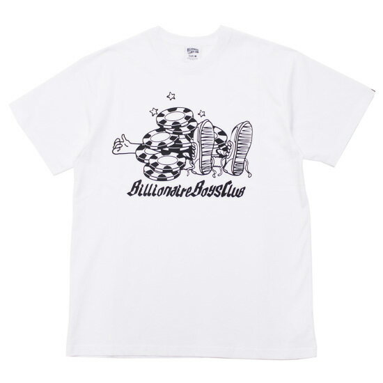 BILLIONAIRE BOYS CLUB ビリオネアボーイズクラブ 半袖Tシャツ BB NIGHTS S/S TEE ストリート BBC ロゴ プリント ホワイト 白 M L XL