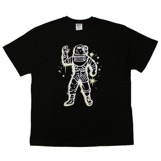 BILLIONAIRE BOYS CLUB ビリオネアボーイズクラブ 半袖Tシャツ BB ASTRO S/S TEE ストリート アストロノーツ 宇宙飛行士 ロゴ プリント ブラック 黒 M L XL
