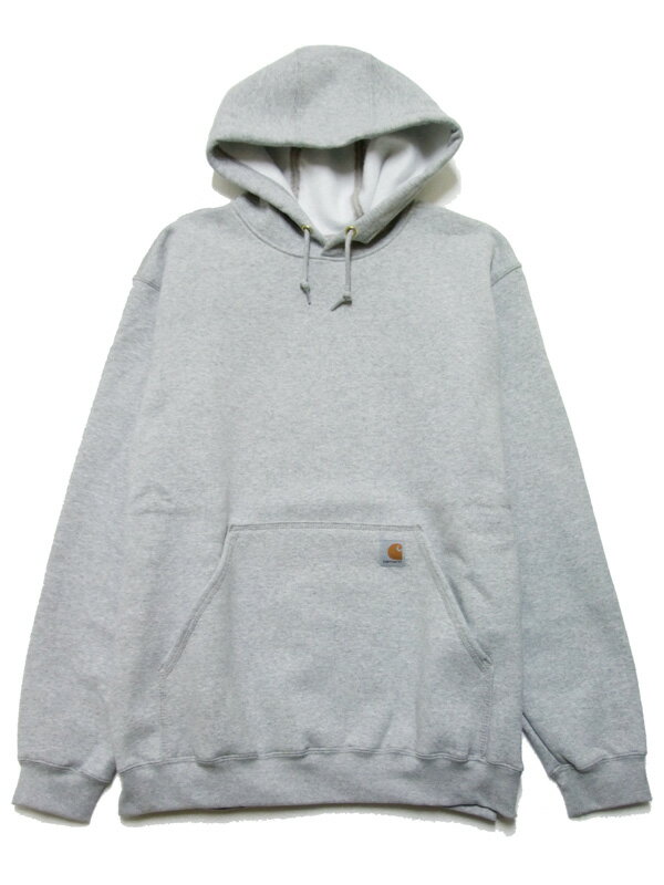 カーハート CARHARTT スウェット プルオーバーパーカー MIDWEIGHT HOODED PULLOVER SWEAT USA企画 ベーシック ワーク カジュアル アメカジ ロゴ 無地 グレー 灰 S M L XL XXL