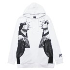 CROOKS&CASTLESxDEATH ROW RECORDS クルックス&キャッスルズxデスロウレコード スウェット パーカー SNOOP PEACE HOODIE スヌープドッグ ホワイト 白 L XL XXL