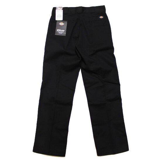 DICKIES ディッキーズ ワークパンツ チノパン ORIGINAL 874 WORK PANTS ストリート スケート ベーシック 定番 USA企画 ルーズストレートシルエット ブラック 黒 30 32 34 36 38