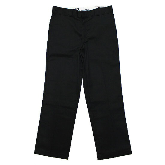 DICKIES ディッキーズ ワークパンツ チノパン ORIGINAL 874 WORK PANTS ストリート スケート ベーシック 定番 USA企画 ルーズストレートシルエット ブラック 黒 30 32 34 36 38