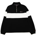 FUBU フブ フーブ ハーフジップ TECH HALF ZIP ストリート ヒップホップ ワイドシルエット ロゴ ブラック M L XL