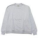 楽天SOULSTYLE ソウルスタイルGOODWEAR グッドウェア クルーネックスウェット トレーナー BIG CREWNECK SWEAT ビッグシルエット USAコットン 肉厚 12オンス 裏毛 グレー M L XL