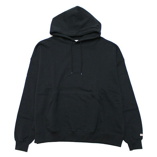 GOODWEAR グッドウェア プルオーバーフーディ パーカー BIG SWEAT HOODIE ビッグシルエット USAコットン 肉厚 12オンス 裏毛 ブラック 黒 M L XL