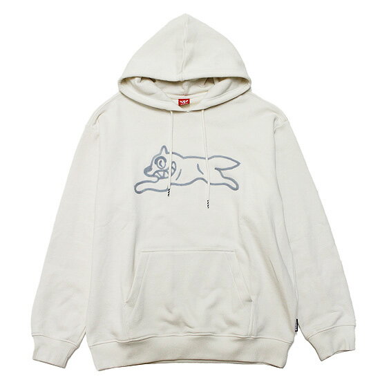 ICECREAM アイスクリーム スウェット パーカー VANILLA ICEE HOODIE ストリート ファレル ランニングドッグ フェルトロゴ ワイドシルエット 裏毛 ホワイト系 L XL