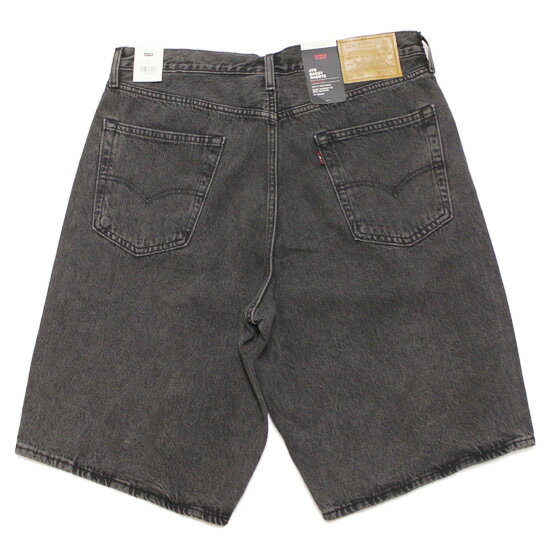 乐天商城 - LEVI'S リーバイス デニムショーツ ハーフパンツ 478 BAGGY DENIM SHORTS ストリート ウォッシュ加工 5ポケット バギーシルエット ブラック 黒 30 32 34