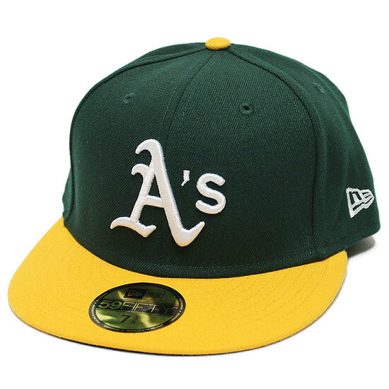 NEW ERA j[G I[Nh AX`bNX 5950tBbehLbv Xq OAKLAND ATHLETICS 59FIFTY FITEED CAP tbgoCU[ x[X{[ MLB O[ CG[   7 3/8 7 1/2 7 5/8