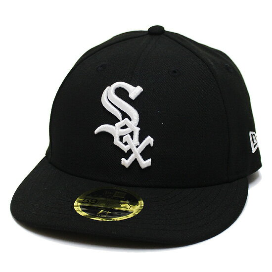 楽天SOULSTYLE ソウルスタイルNEW ERA ニューエラ シカゴ ホワイトソックス 5950キャップ 帽子 CHICAGO WHITESOX LP 59FIFTY CAP プレカーブバイザー ロゴ刺繍 MLB ブラック 黒