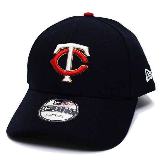 NEW ERA ニューエラ ミネソタ ツインズ 940キャップ MINNESOTA TWINS 9FORTY CAP メジャーリーグ MLB ロゴ刺繍 ネイビー