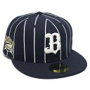 NEW ERA ニューエラ オリックス バッファローズ 5950 キャップ ORIX BUFFALOES PINSTRIPE 59FIFTY CAP 日本プロ野球球団 NPB ストライプ ネイビー