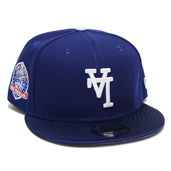 NEW ERA ニューエラ ロサンゼルス ドジャース 950 キャップ LOSANGELES DODGERS UPSIDE DOWN 9FIFTY CAP 逆さロゴ アップサイド ダウン サイド刺繍 海外別注 ロイヤルブルー