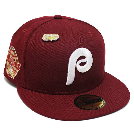 NEW ERA j[G tBftBA tB[Y 5950 Lbv PHILADELPHIA PHILLIES LOCAL DISHED 59FIFTY CAP TChhJ sobW MLB bhn