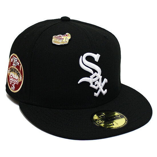 NEW ERA j[G VJS zCg\bNX 5950 Lbv CHICAGO WHITESOX LOCAL DISHED 59FIFTY CAP TChhJ sobW MLB ubN 