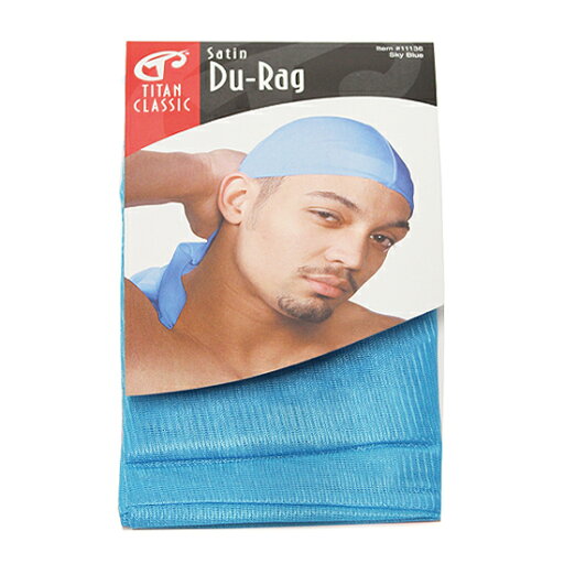 SATIN DU-RAG ドゥーラグ メンズ ストリート HIPHOP ヒップホップ ラップ スカイブルー SATIN DU-RAG ドゥーラグ メンズ ストリート HIPHOP ヒップホップ ラップ スカイブルー