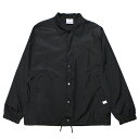 PRO CLUB プロクラブ コーチジャケット ナイロンジャケット STANDARD COACH JACKET ストリート シンプル ワイドシルエット フリース裏地 ブラック 黒 M L XL