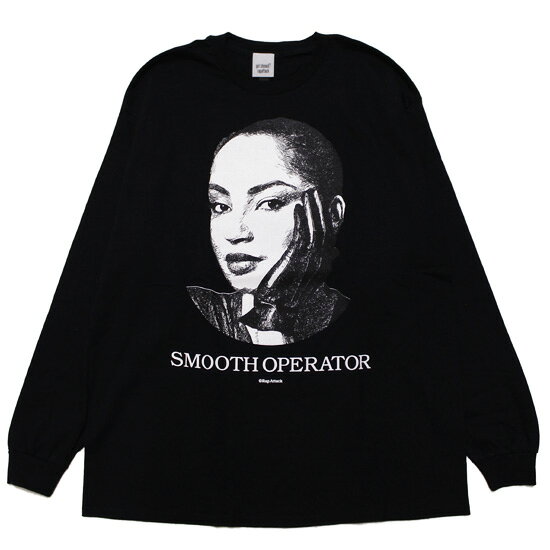 Rakuten - RAP ATTACK ラップ アタック 長袖Tシャツ ロンT SMOOTH OPERATOR L/S TEE アーティスト SADE シャーデー RAWT25-LT005 ブラック L XL