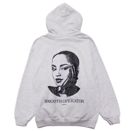 乐天商城 - RAP ATTACK ラップ アタック スウェット パーカー SMOOTH OPERATOR HOODIE アーティスト SADE シャーデー ワイドシルエット 裏起毛 RAWT25-PU003 グレー系 M L XL