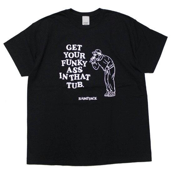 乐天商城 - RAP ATTACK ラップ アタック 半袖Tシャツ GET YOUR FUNKY ASS.. S/S TEE アーティスト ラッパー タイラー ザ クリエイター RASS26-ST008 ブラック L XL XXL