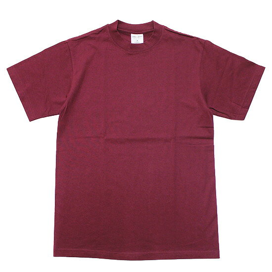 SHAKAWEAR シャカウェア 半袖Tシャツ 無地Tシャツ 7.5 OZ MAX HEAVYWEIGHT S/S TEE ストリート ヘビーウェイト 肉厚 USAコットン バーガンディ M L XL