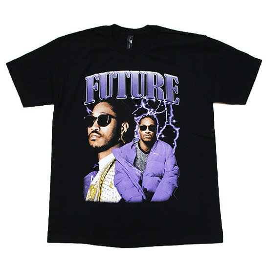 乐天商城 - THREADS ON DEMAND スレッドオンデマンド フューチャー 半袖Tシャツ ラップT FUTURE S/S TEE ストリート ヒップホップ アーティスト ブラック 黒 M L XL