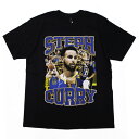 THREADS ON DEMAND スレッドオンデマンド STEPHEN CURRY ステフィン・カリー 半袖Tシャツ STEPH CURRY S/S TEE バスケットボール NBA ブラック 黒 M L XL