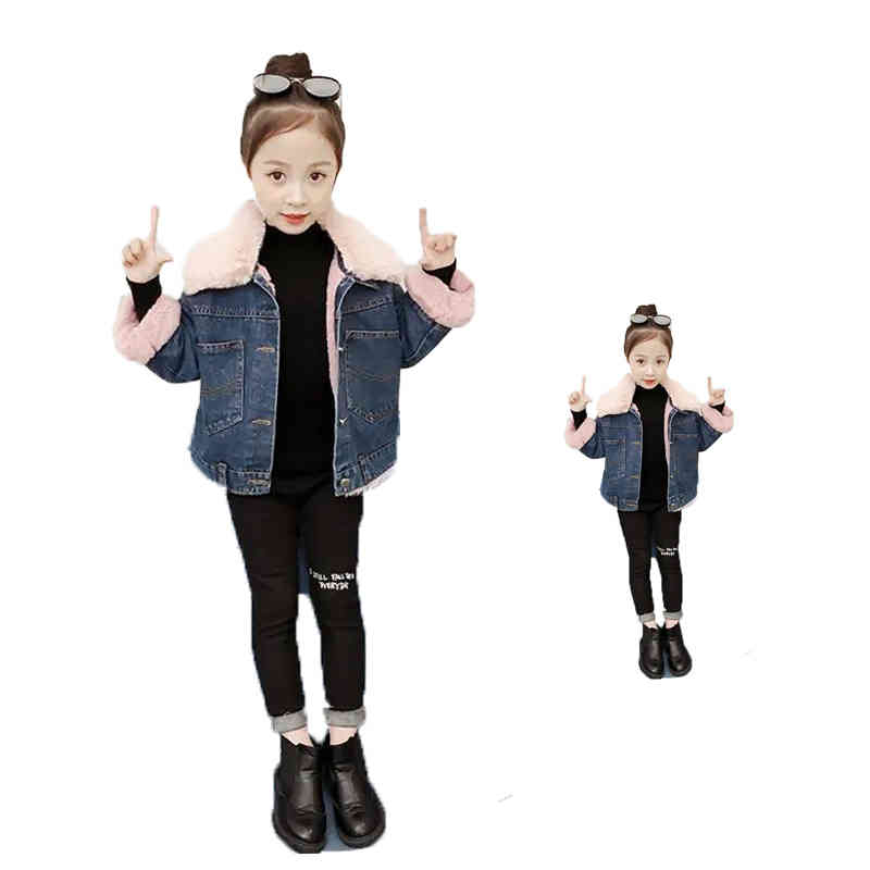 コート アウター　キッズ デニムコート　デニムジャケット　裏ボア 秋冬 裏起毛ジャケット 裏起毛コート 女の子　かわいい　アウター 子供服 あったか おしゃれ　トップス 送料無料 おでかけ 普段着 防寒 無地 シンプル カジュアル おしゃれ