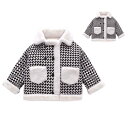 千島柄コート キッズ 子供コート 女の子 コート アウター キッズコート 防寒 女の子 ショート丈 トップス 子供服 ジュニア フォーマル 女児コート カジュア...