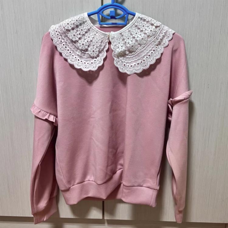 【2枚セット】つけ襟 付け襟 レイヤード 付け襟 つけ襟 キッズ レディース レース インナー オールシーズン 重ね着 かわいい 刺繍 【2枚セット】つけ襟 花柄