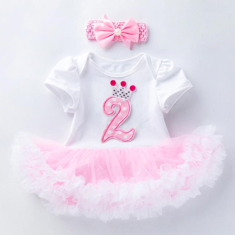 衣装 女の子 チュチュスカート ベビー服 ベビードレス 誕生日 ドレス ワンピース ロンパース 2歳 2点セット 半袖 ヘアバンド付き 長袖 新生児 フォーマル ベビー服 赤ちゃん お祝い ファーストバースデー 服 ギフト