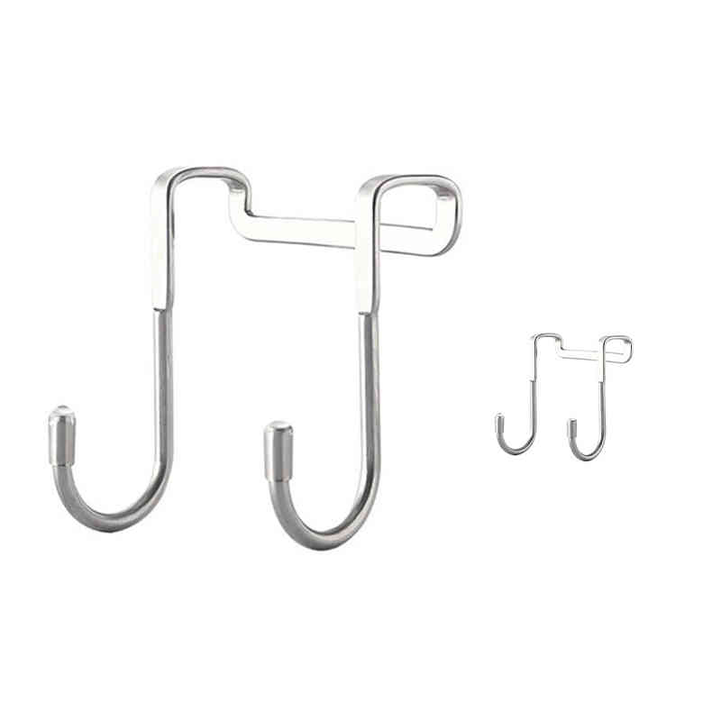 フック ドア掛けフック 二点セット キッチン 幅広 キッチン タオル掛け ドア付け 衣類かけ シンプル インテリア 雑貨 送料無料 掛けれる 壊れにくい かけれ...